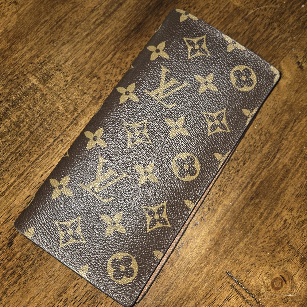 Louis Vuitton Monogram Brown and Gold Holder